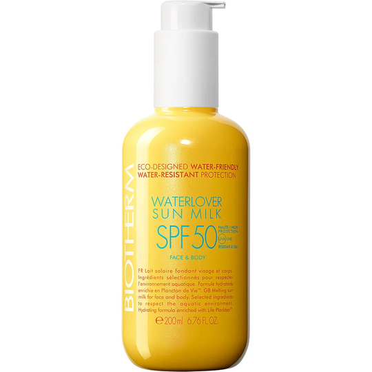 Biotherm Waterlover Sun Milk SPF 50, 200 ml Biotherm Solskydd & Solkräm