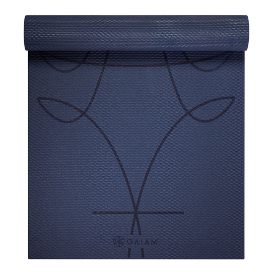 GAIAM Ink Alignment Yoga Mat 6 mm Premium