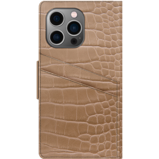 iDeal of Sweden iPhone 13 Pro Atelier Wallet Camel Croco