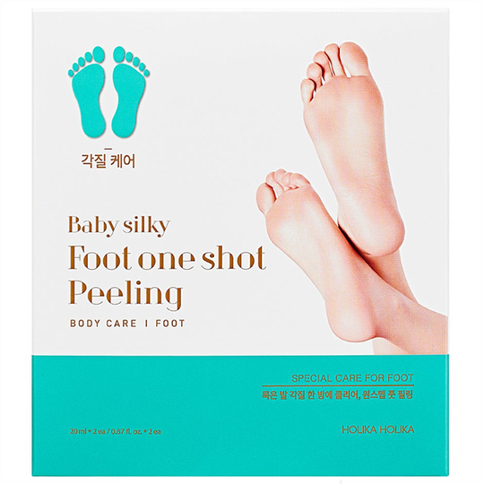 Holika Holika Baby Silky Foot One Shot Peeling, Holika Holika Fotbad & Fotskrubb