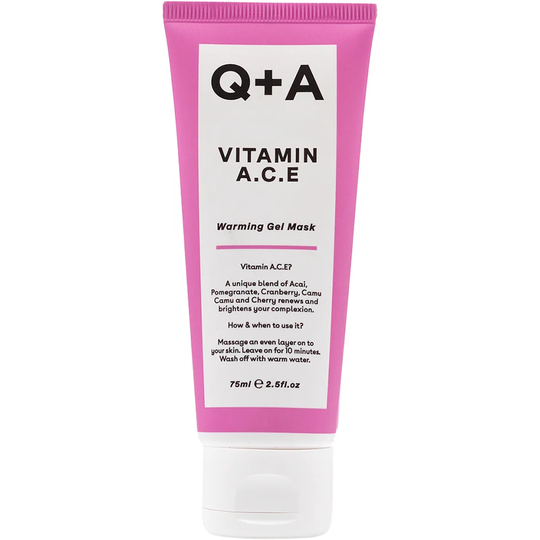 Vitamin A.C.E Warming Gel Mask, 75 ml Q+A Ansiktsmask