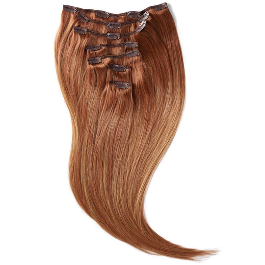 Rapunzel of Sweden Clip-on set 7 pieces 60 cm Sunset Red ColorMelt C6.