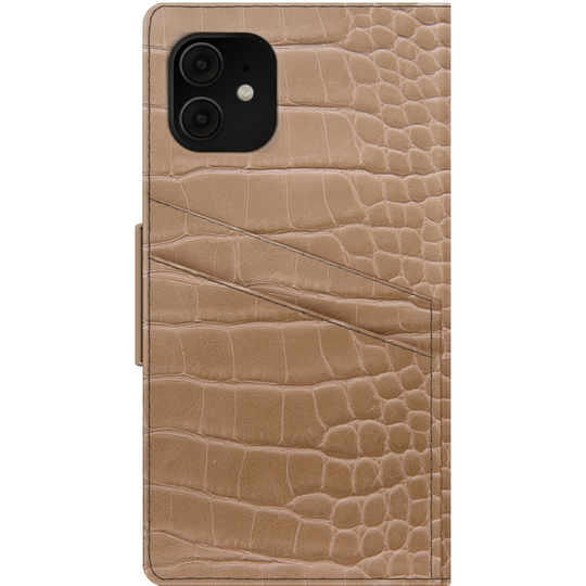 iDeal of Sweden iPhone 11/XR Atelier Wallet Camel Croco