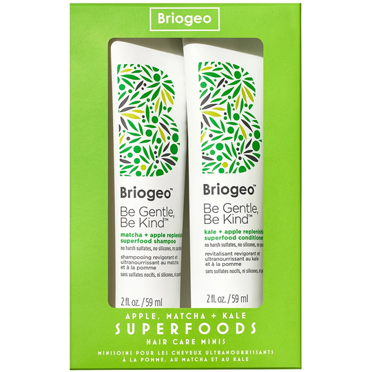 Superfoods Apple, Matcha + Kale Hair Care Minis, Briogeo Paket