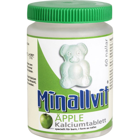 Minallvit Kalcium 60 sugtabletter