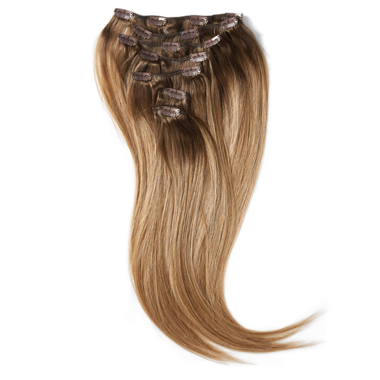 Rapunzel of Sweden Clip-on set Original 7 pieces 50 cm Natural Brown C