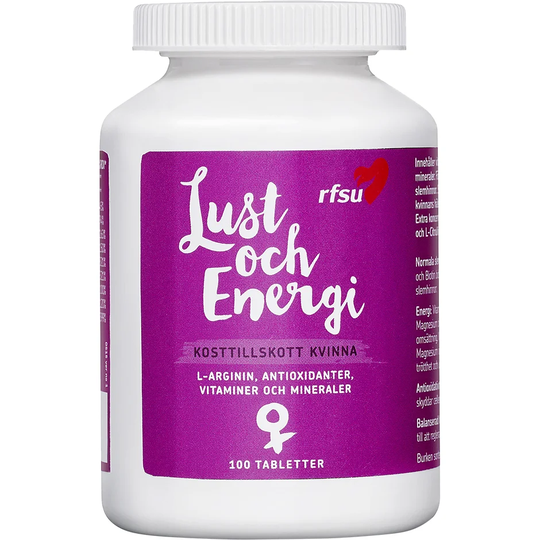 Lust & Energy Woman, 100 pcs RFSU Kosttillskott