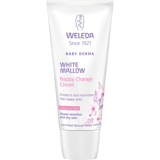 Weleda Baby Derma White Mallow Nappy Change Cream, 50 ml Weleda Hudkräm för barn