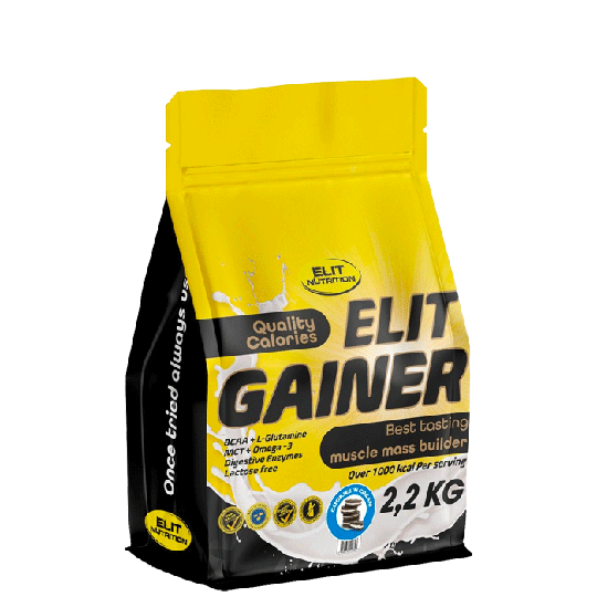 ELIT GAINER - Lactose free, 2200 g