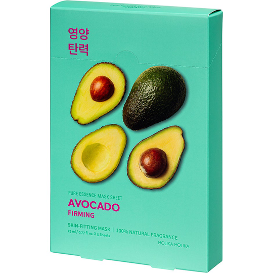 Pure Essence Mask Sheet Avocado, Holika Holika Ansiktsmask