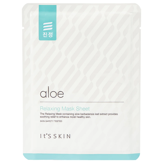 It'S SKIN Aloe Relaxing Sheet Mask, It'S SKIN K-Beauty