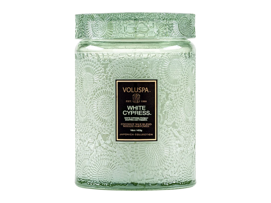 White Cypress , 453 g Voluspa Doftljus