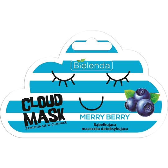 Bielenda CLOUD MASK detoxifying bubble mask Merry Berry 6 g