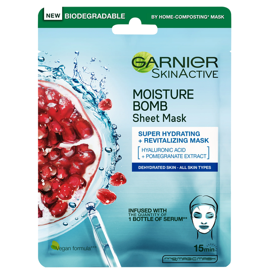 Moisture Bomb Super-Hydrating Revitalising Mask, Garnier Ansiktsmask