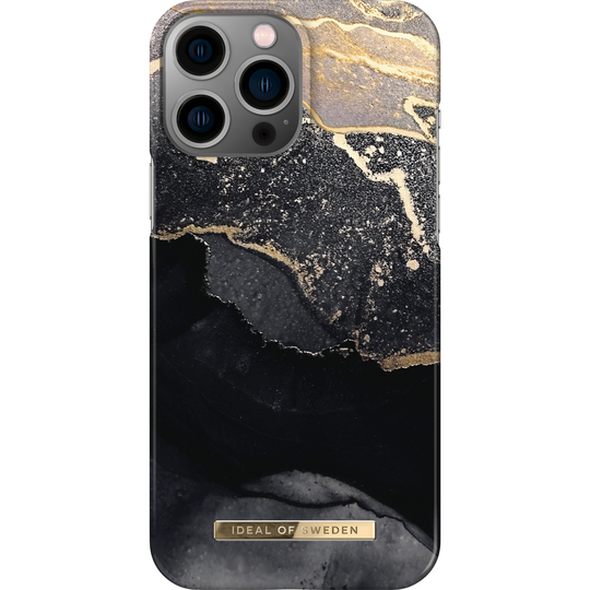 iDeal of Sweden iPhone 13 Pro Max Fashion Case Golden Twilight Marble
