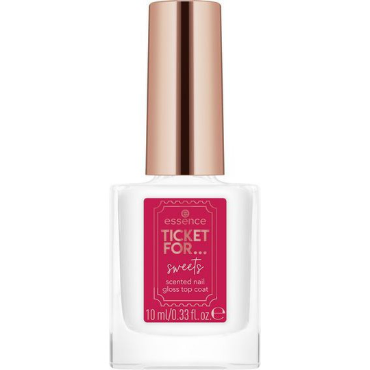 essence TICKET FOR… sweets scented nail gloss top coat 01 10 ml