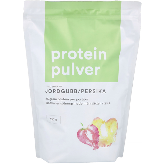 Great Earth Proteinpulver Jordgubb/Persika 750g
