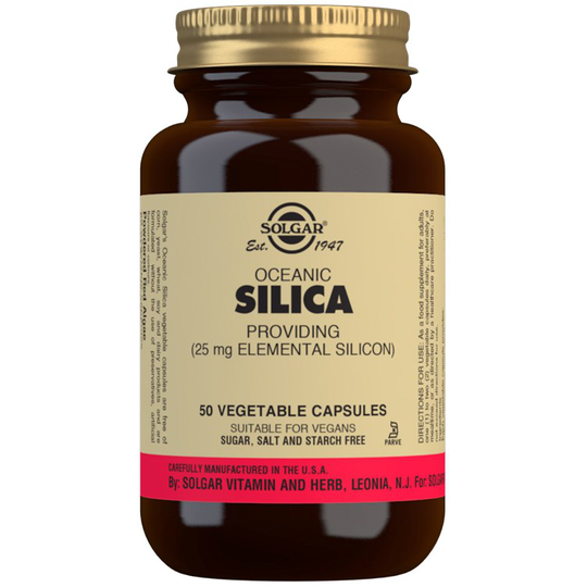 Solgar Oceanic Silica 25 mg Vegetable Capsules 50 st