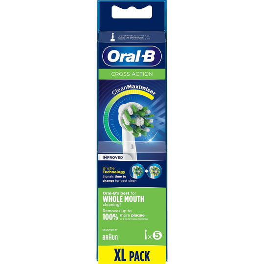 Oral-B Cross Action Clean Maximiser Tandborsthuvud 5 st