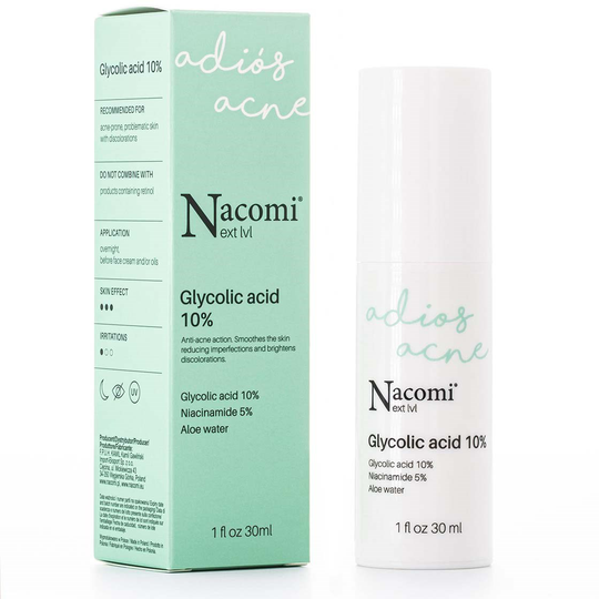 Nacomi Adios Acne Glycolic Acid 10% 30 ml