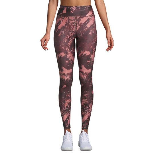 Printed Sport Tights, Boost Red