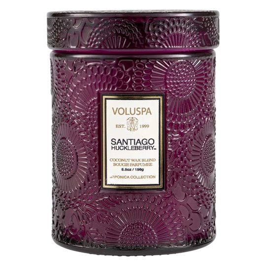 Voluspa Santiago Huckleberry Mini Glass Jar (50h)
