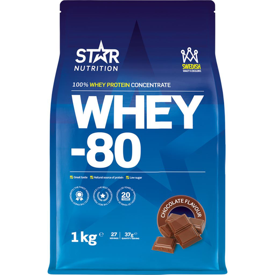 Star Nutrition Whey-80 Choklad 1 kg