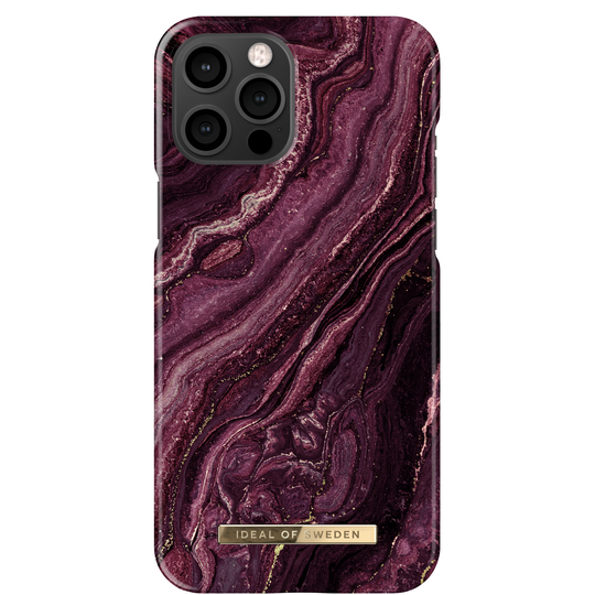 iDeal of Sweden iPhone 12 Pro Max Fashion Case Golden Plum