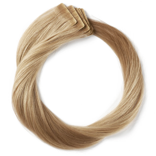 Rapunzel of Sweden Premium Tape Extensions - Seamless 4 (B7.5/10.7 Sandy Blonde Balayage 50 cm)