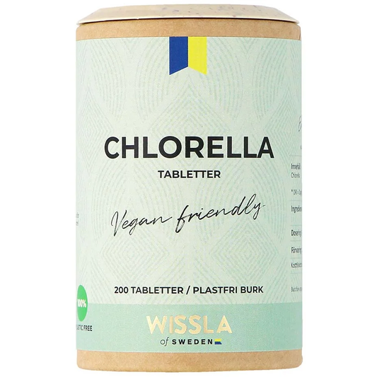 Chlorella tabletter, Wissla of Sweden Kosttillskott