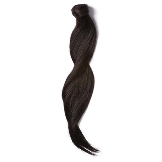 Rapunzel of Sweden Hair pieces Sleek Ponytail 50 cm 1.2 Black Brown