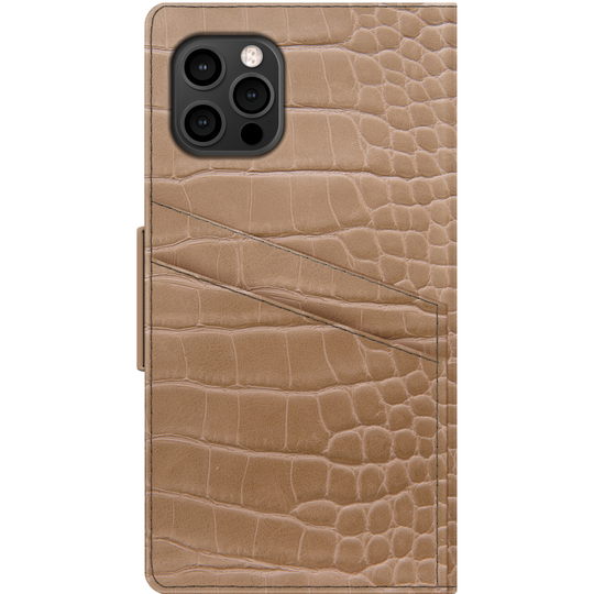 iDeal of Sweden iPhone 12/12 Pro Atelier Wallet Camel Croco