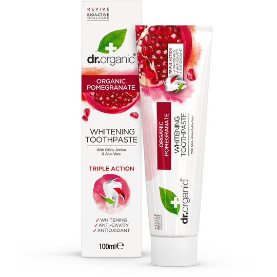 Dr Organic Pomegranate Toothpaste Fluor 100 ml