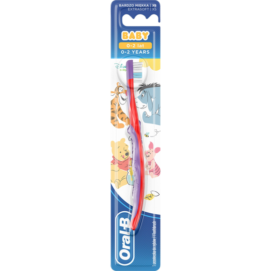 Oral B Baby 0-2 år Xsoft Nalle Puh Tandborste