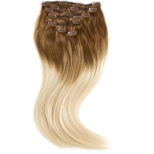 Rapunzel of Sweden Clip-on set 7 pieces 40 cm O5.1/10.8 Medium Ash Blo