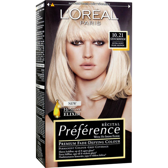 Récital Préférence 10.21 Stockholm Extra Ljus Pärlemorsblond, L'Oréal Paris Färg
