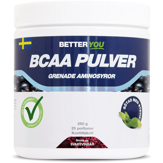 Better You Naturligt BCAA Pulver Svartvinbär 250 g