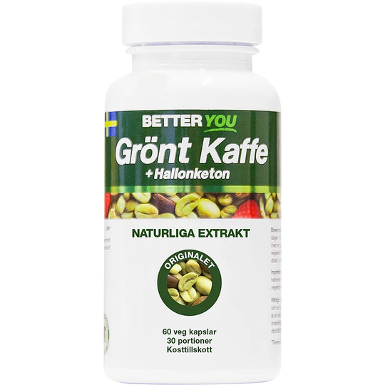 Grönt Kaffe + Hallonketon, Better You Te & Kaffe