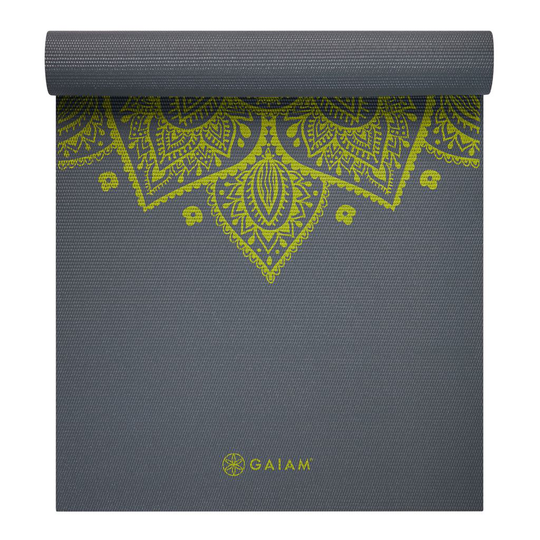 GAIAM 6mm Yoga Mat Citron Sundial