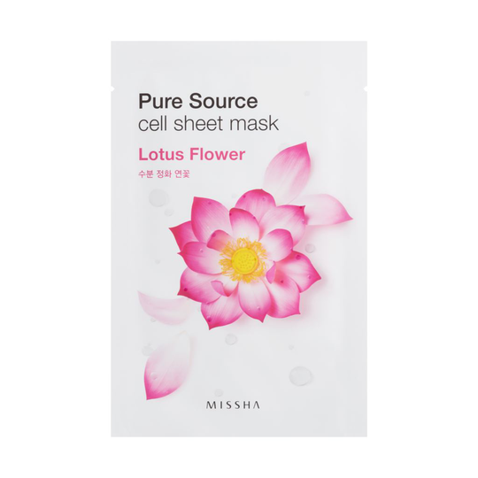 Missha Pure Source Cell Sheet Mask Lotus 21 g