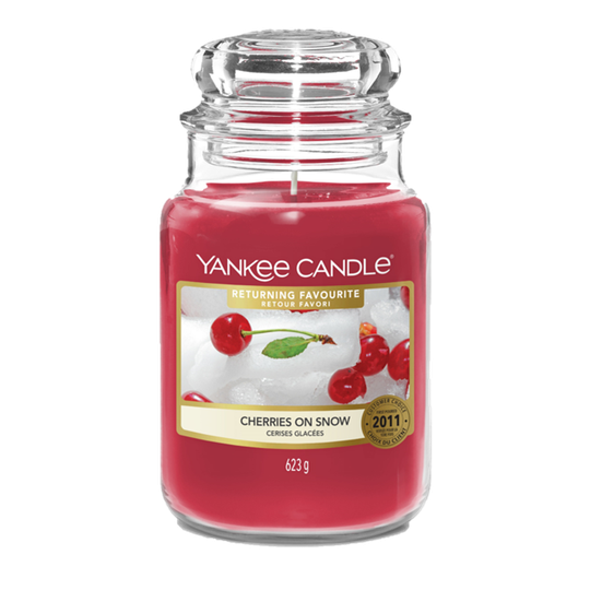 Yankee Candle Cherries On Snow Large Jar