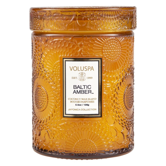 Voluspa Baltic Amber Mini Glass Jar (50h)