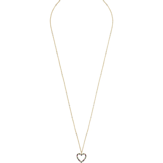 Valentina pendant neck 42 g/mix blue, Snö of Sweden Halsband