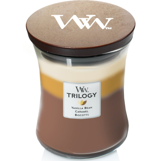 WoodWick Trilogy Medium Café Sweets