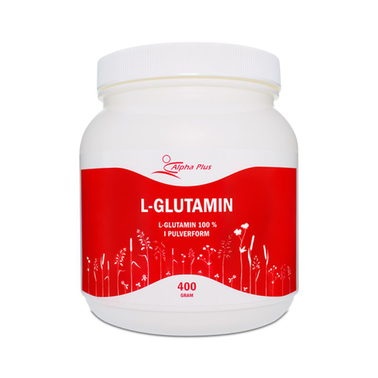 Alpha Plus L-glutamin 400 g pulver