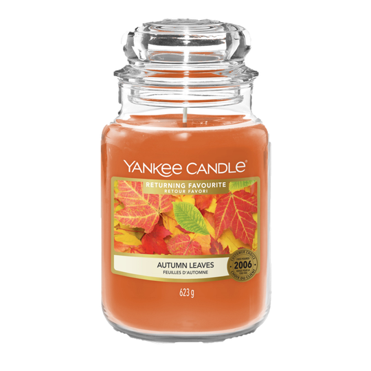 Yankee Candle Autumn Leaves Large Jar