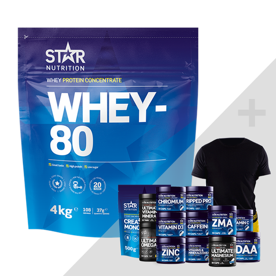 Whey-80, 4 kg + Bonus Product!