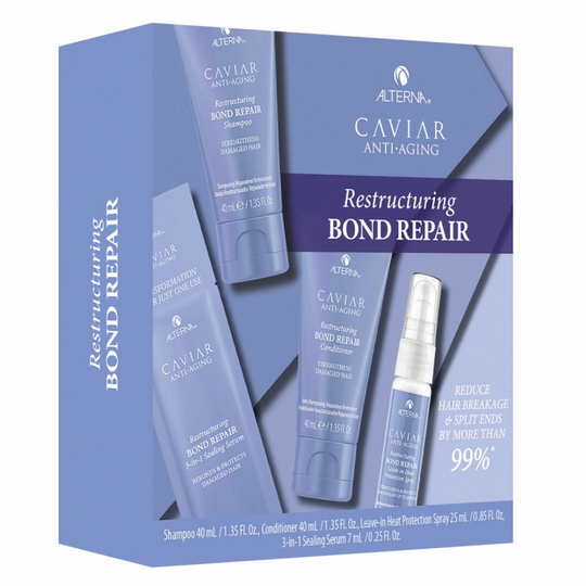 Alterna Caviar Anti-Aging Restructuring Bond Repair Trial Kit (105ml)
