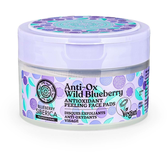 Natura Siberica Anti-Ox Wild Blueberry Antioxidant Peeling Face Pads