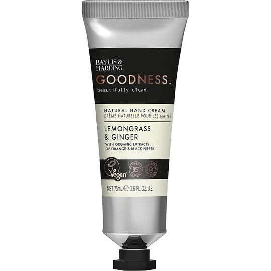 Goodness Lemongrass & Ginger Hand Cream, 75 ml Baylis & Harding Handkräm